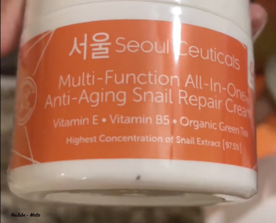 SeoulCeuticals Korean Skin Care 97.5% Snail Mucin Moisturizer Cream Korean Beauty K-Beauty Moisturizer